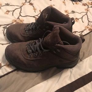 Timberland dark brown hiking boots